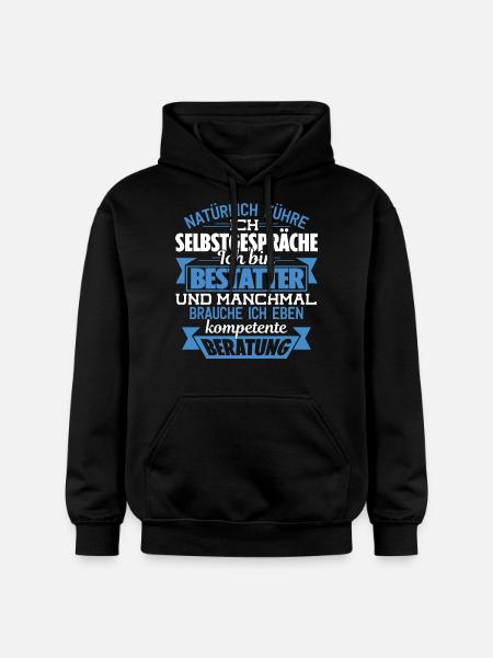 BESTATTER - KOMPETENTE BERATUNG - Gildan Unisex Softstyle® Midweight Hoodie - Schwarz