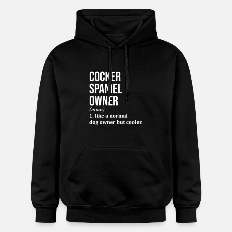 Cocker Spaniel - Sweat à capuche Softstyle® Gildan Unisexe - noir