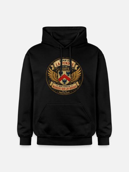 Fierté Vendée - Mareuil-sur-Lay-Dissais Privilège  - Sweat à capuche Softstyle® Gildan Unisexe - noir