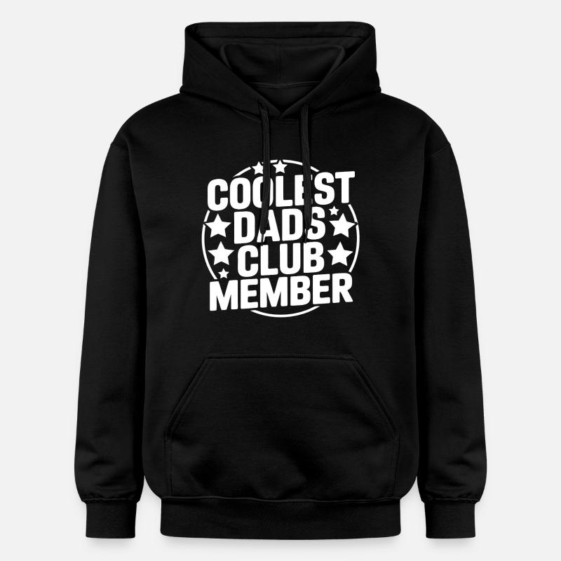 Papa le plus cool - Sweat à capuche Softstyle® Gildan Unisexe - noir