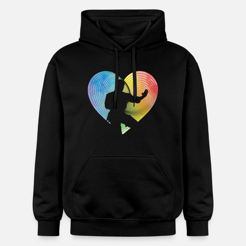 Wing Chun - Sweat à capuche Softstyle® Gildan Unisexe - noir