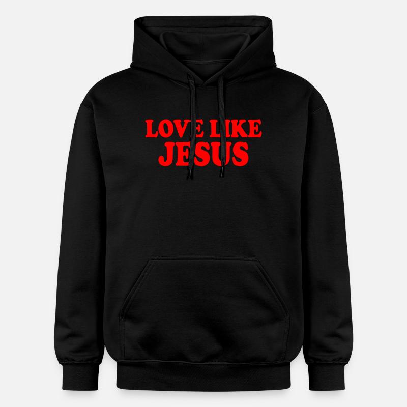 Love like jesus - Sweat à capuche Softstyle® Gildan Unisexe - noir