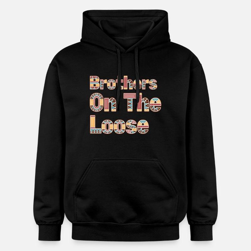 Frères en liberté - Sweat à capuche Softstyle® Gildan Unisexe - noir