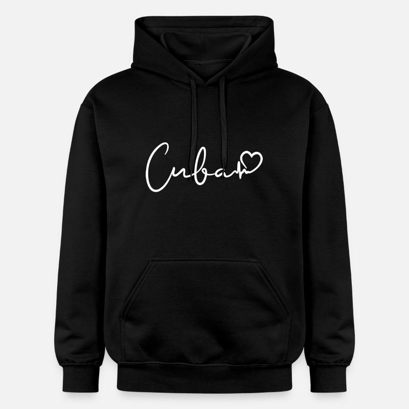 Cuba Battement de cœur Cuba - Sweat à capuche Softstyle® Gildan Unisexe - noir