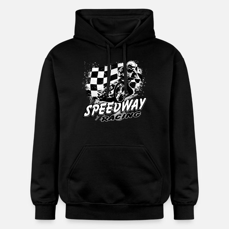 Speedway Racing - Sweat à capuche Softstyle® Gildan Unisexe - noir