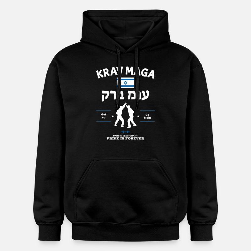 Krav Maga Fighter - Sweat à capuche Softstyle® Gildan Unisexe - noir