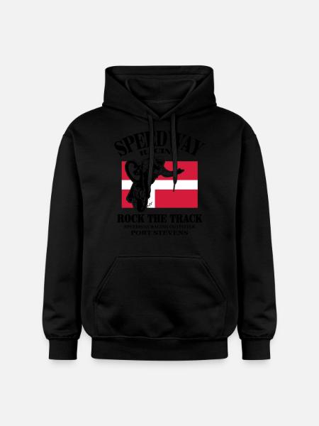 Speedway - Denmark - Gildan Unisex Softstyle® Midweight Hoodie - black