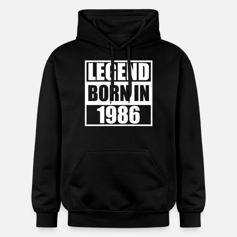 1986 - Anniversaire Bday - Sweat à capuche Softstyle® Gildan Unisexe - noir