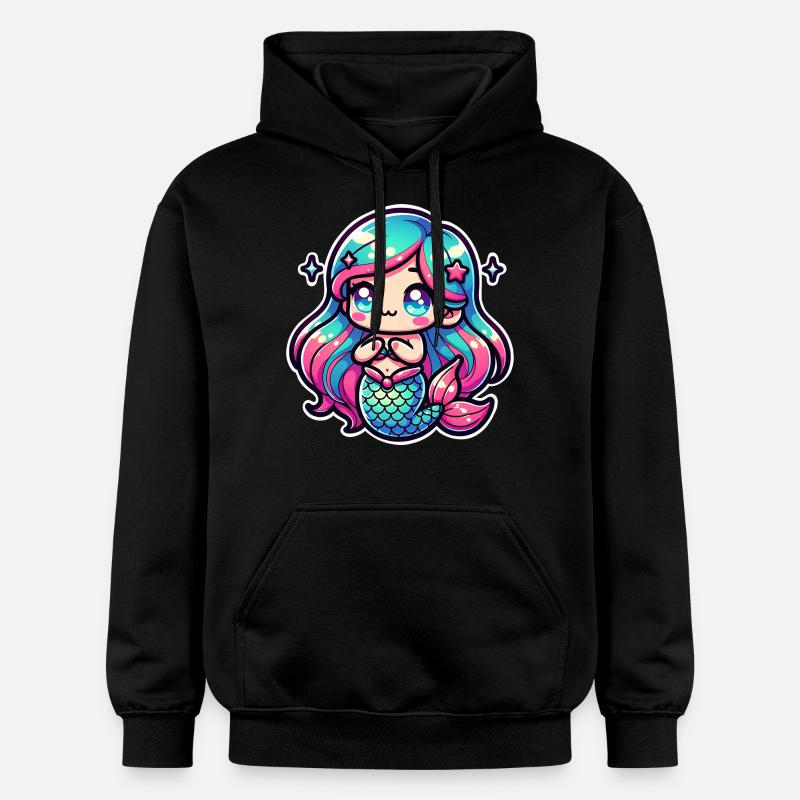 Sirène - Sweat à capuche Softstyle® Gildan Unisexe - noir