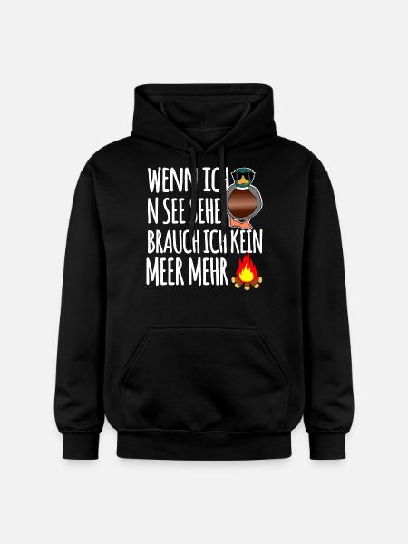Ente am See - Gildan Unisex Softstyle® Midweight Hoodie - Schwarz