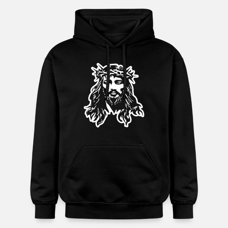 Jésus-Christ Catholique Religion Christianisme - Sweat à capuche Softstyle® Gildan Unisexe - noir