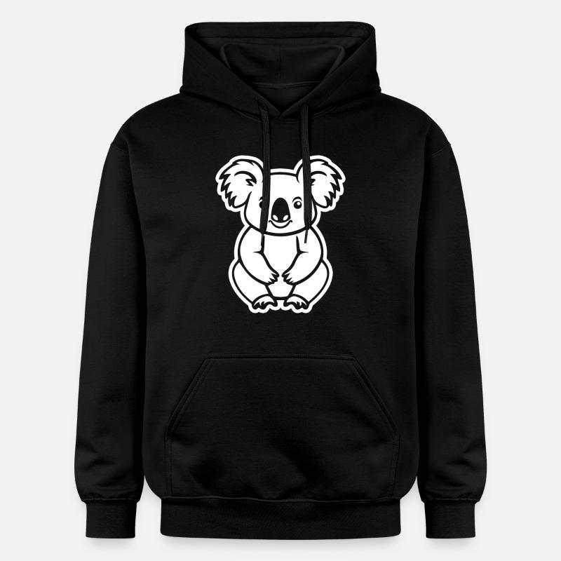 Koala - Sweat à capuche Softstyle® Gildan Unisexe - noir