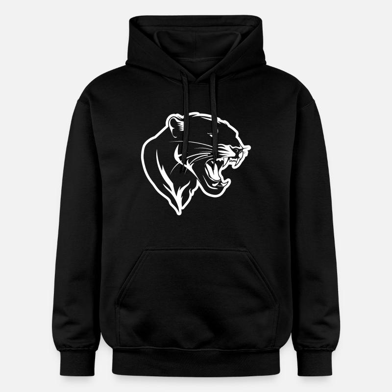 Panthère - Sweat à capuche Softstyle® Gildan Unisexe - noir