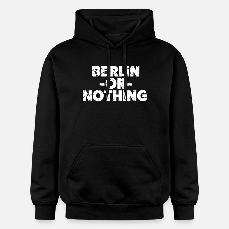 Berlin or nothing - Gildan Unisex Softstyle® Midweight Hoodie - black