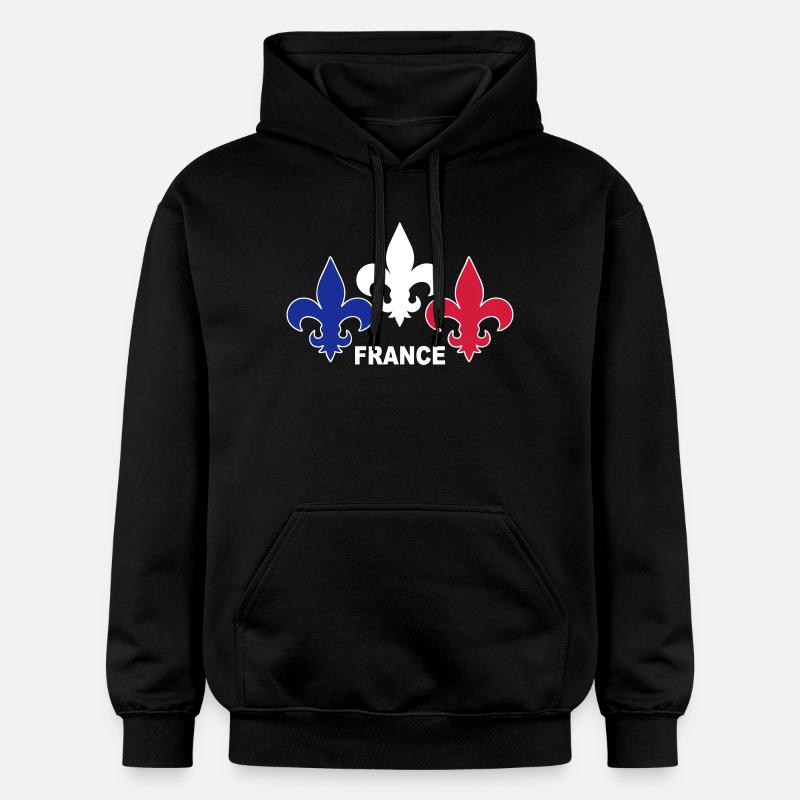 Fleurs de Lys - Sweat à capuche Softstyle® Gildan Unisexe - noir
