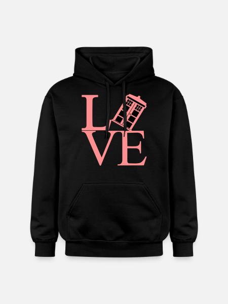 Love black - Gildan Unisex Softstyle® Midweight Hoodie - black