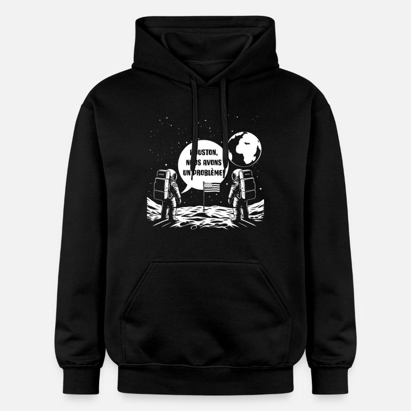 Houston, Nous avons un problème! - Sweat à capuche Softstyle® Gildan Unisexe - noir