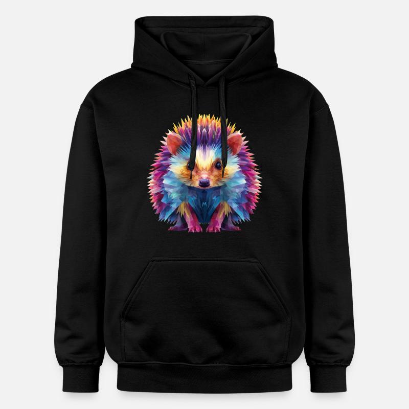 Hérisson - Sweat à capuche Softstyle® Gildan Unisexe - noir