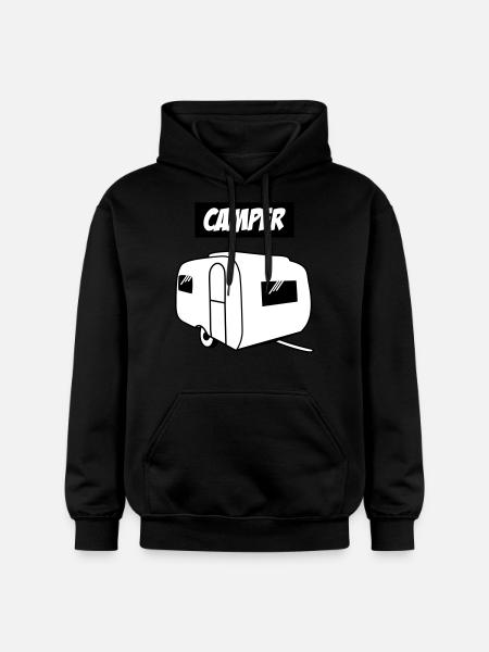 campeur - Sweat à capuche Softstyle® Gildan Unisexe - noir