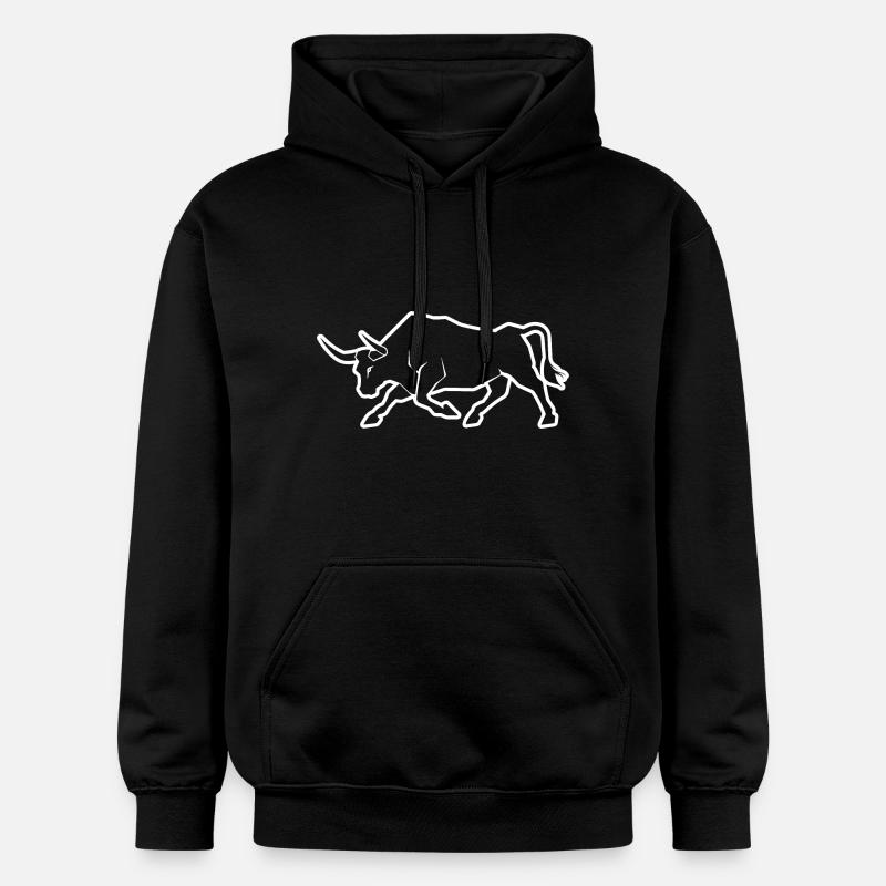 Taureau Taureau - Sweat à capuche Softstyle® Gildan Unisexe - noir