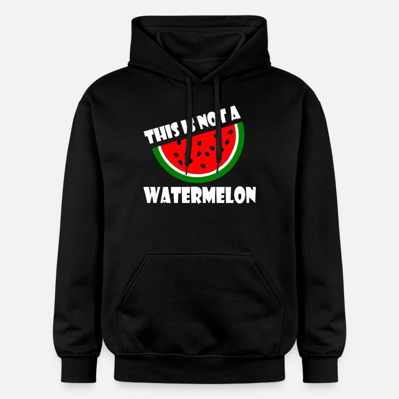 THIS IS NOT A WATERMELON - Sweat à capuche Softstyle® Gildan Unisexe - noir