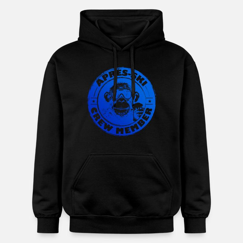 Monkey après-ski Team Dicton - Sweat à capuche Softstyle® Gildan Unisexe - noir