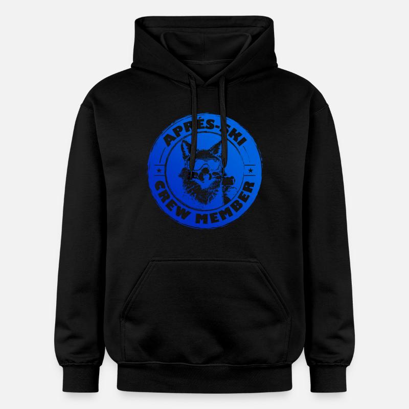 Dicton de l’équipe d’après-ski Fuchs - Sweat à capuche Softstyle® Gildan Unisexe - noir