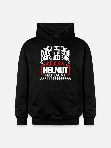 HELMUT - Grill - Gildan Unisex Softstyle® Midweight Hoodie - Schwarz