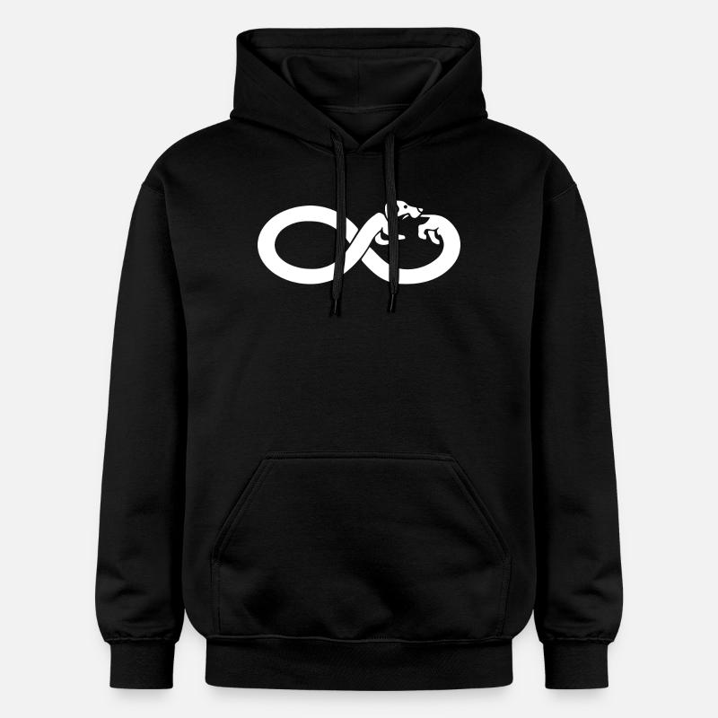 Teckel Infinity - Sweat à capuche Softstyle® Gildan Unisexe - noir