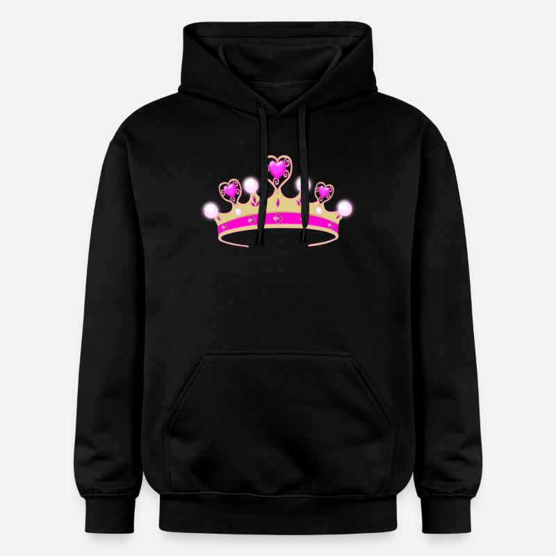 Tu es la princesse! - Sweat à capuche Softstyle® Gildan Unisexe - noir