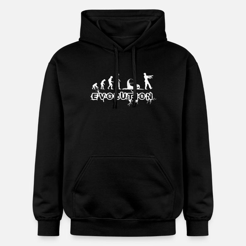 EVOLUTION ZOMBIE - Sweat à capuche Softstyle® Gildan Unisexe - noir