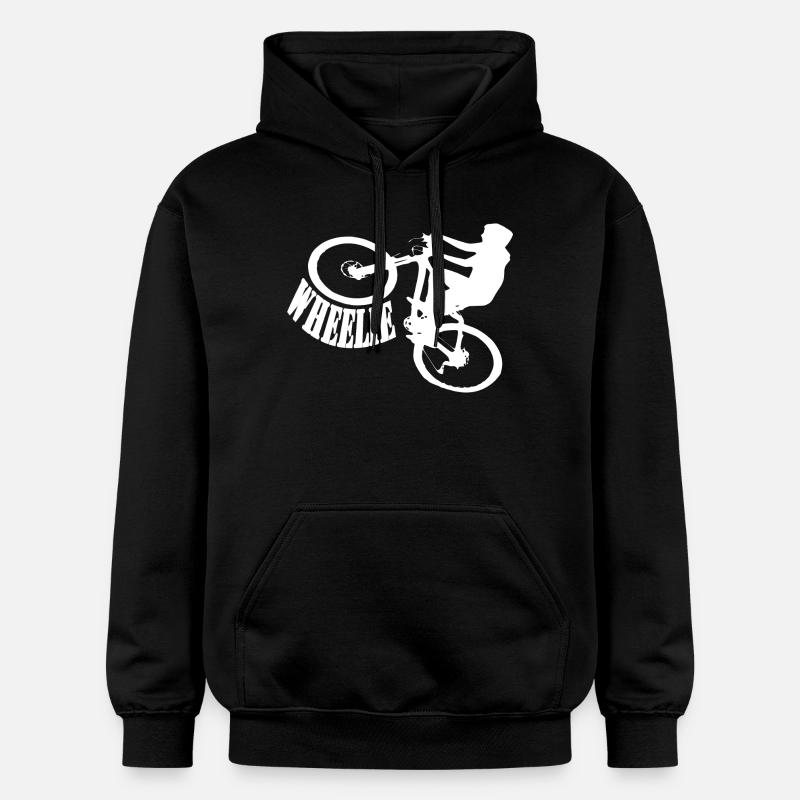 Roue roue - Sweat à capuche Softstyle® Gildan Unisexe - noir