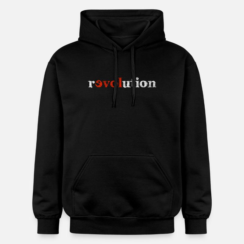 révolution - Sweat à capuche Softstyle® Gildan Unisexe - noir
