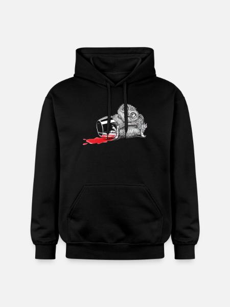 Tipsy owl - Gildan Unisex Softstyle® Midweight Hoodie - black