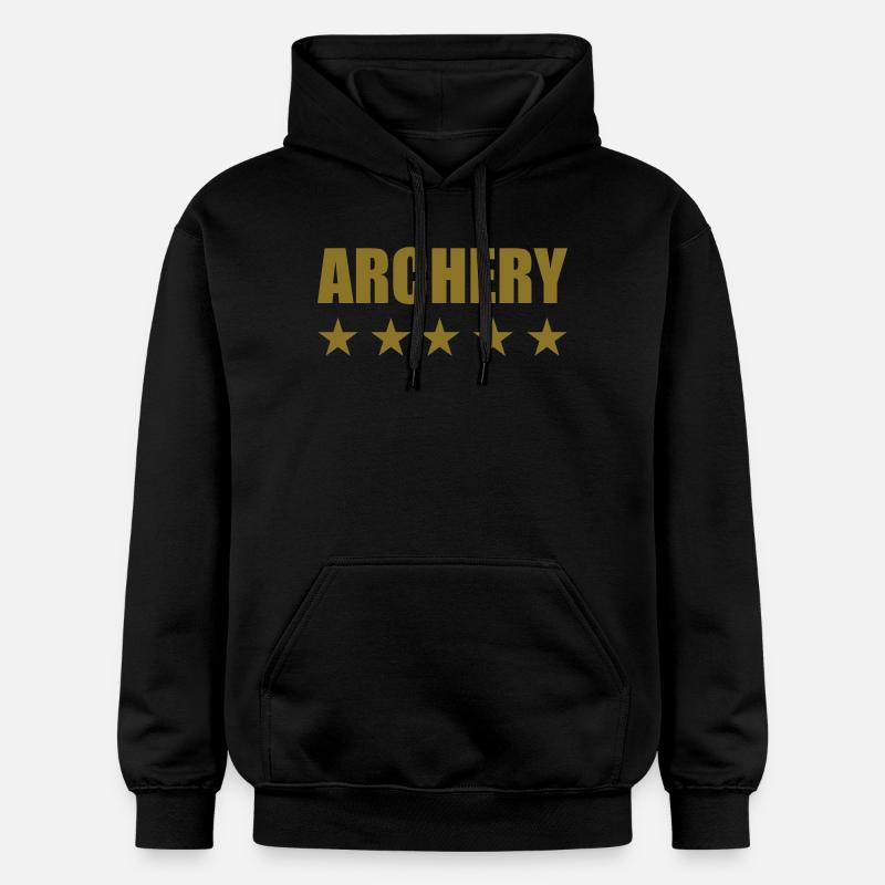 Archery / Bogenschießen / Tir à l'arc - Sweat à capuche Softstyle® Gildan Unisexe - noir