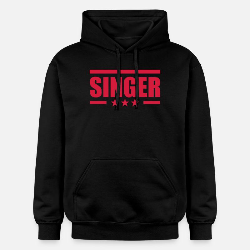 Singer - Sweat à capuche Softstyle® Gildan Unisexe - noir