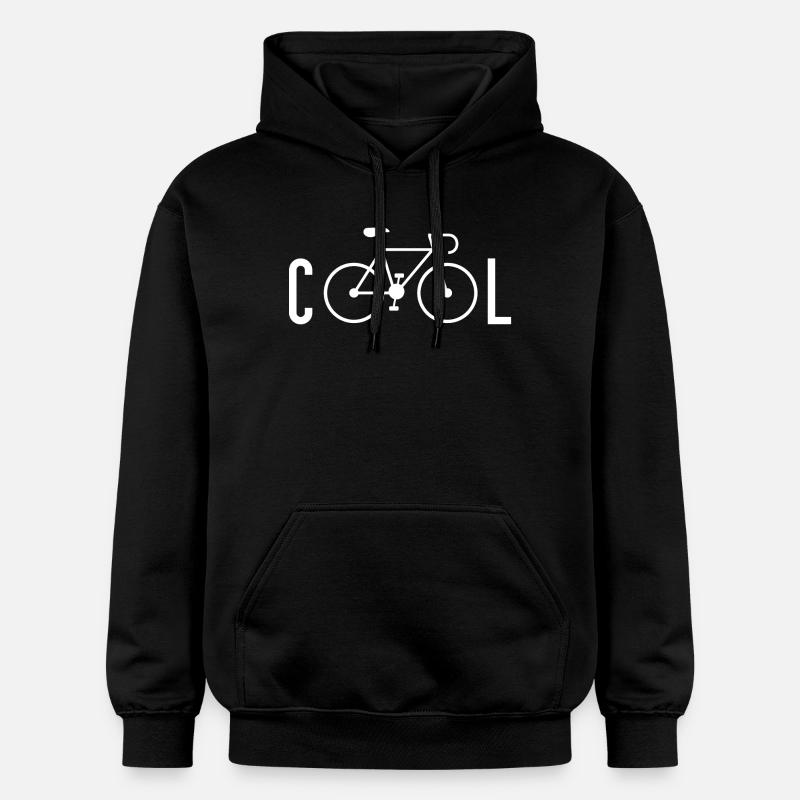 Le vélo c'est cool - Sweat à capuche Softstyle® Gildan Unisexe - noir