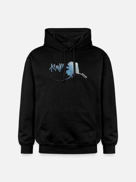 Alaska - Gildan Unisex Softstyle® Midweight Hoodie - Schwarz