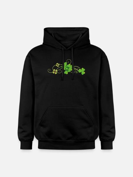 Kleeblätter Klee - Gildan Unisex Softstyle® Midweight Hoodie - Schwarz
