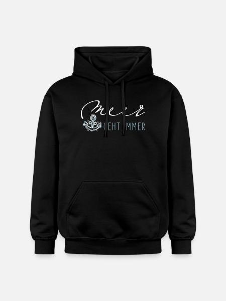 Sea always goes - Gildan Unisex Softstyle® Midweight Hoodie - black