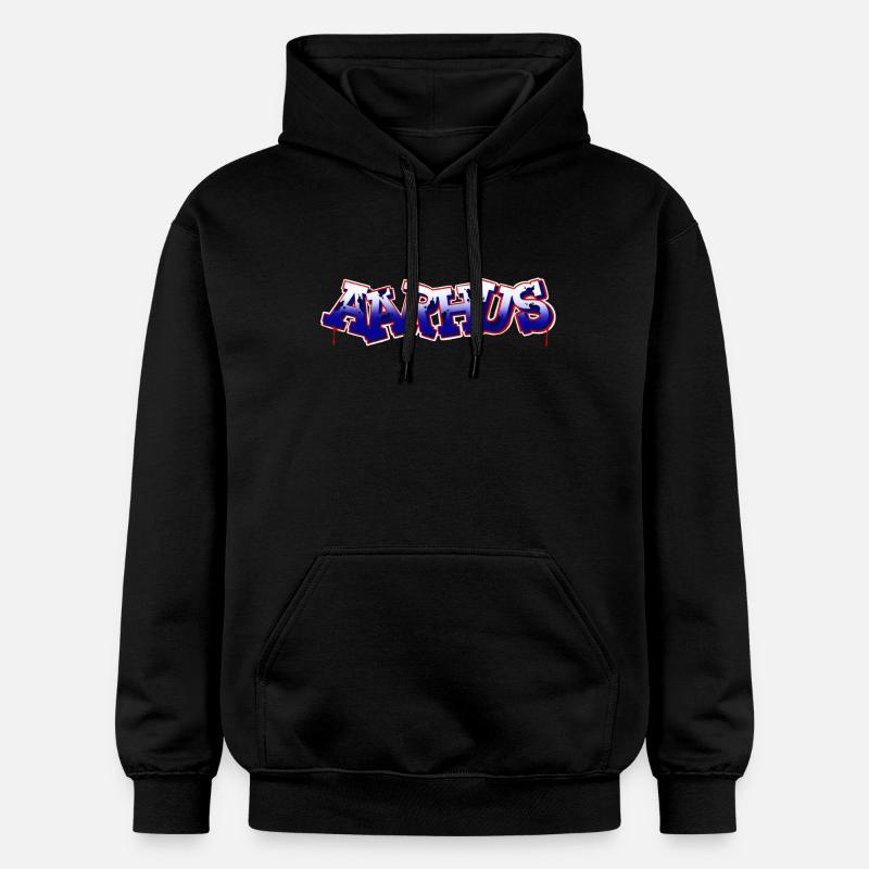 AARHUS - Sweat à capuche Softstyle® Gildan Unisexe - noir