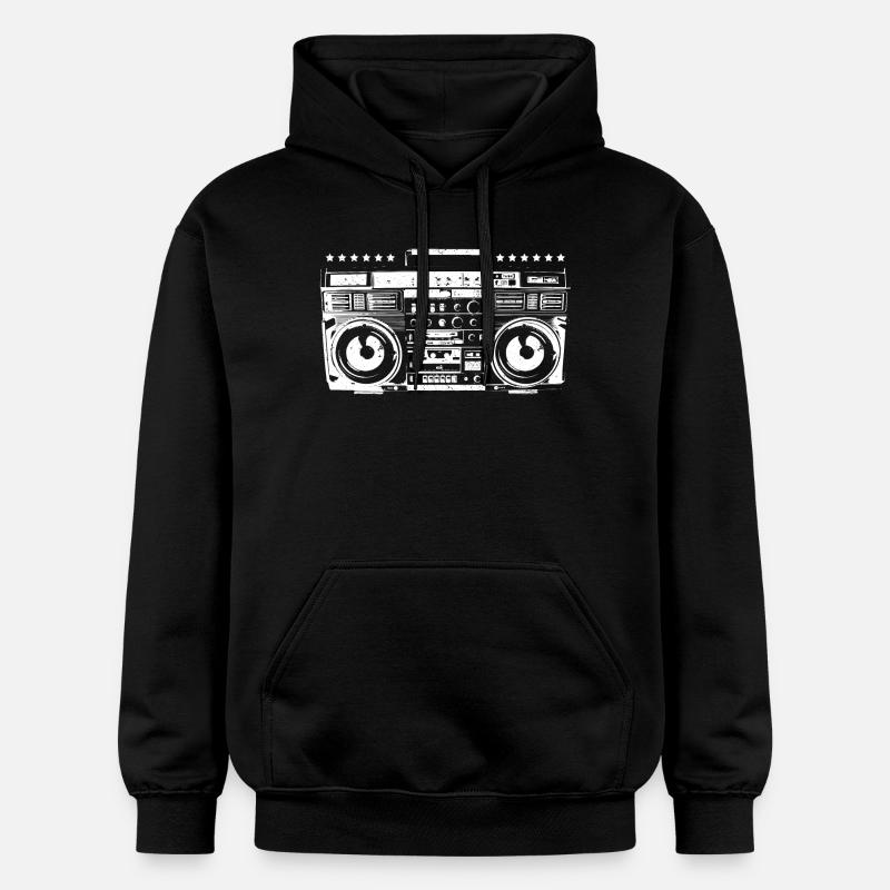Ghettoblaster - ghetto blaster - Sweat à capuche Softstyle® Gildan Unisexe - noir