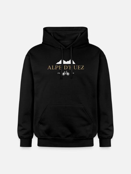 Alpe D'Huez - Gildan Unisex Softstyle® Midweight Hoodie - Schwarz