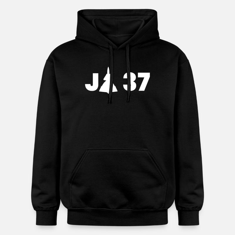 JA 37 Viggen - Sweat à capuche Softstyle® Gildan Unisexe - noir