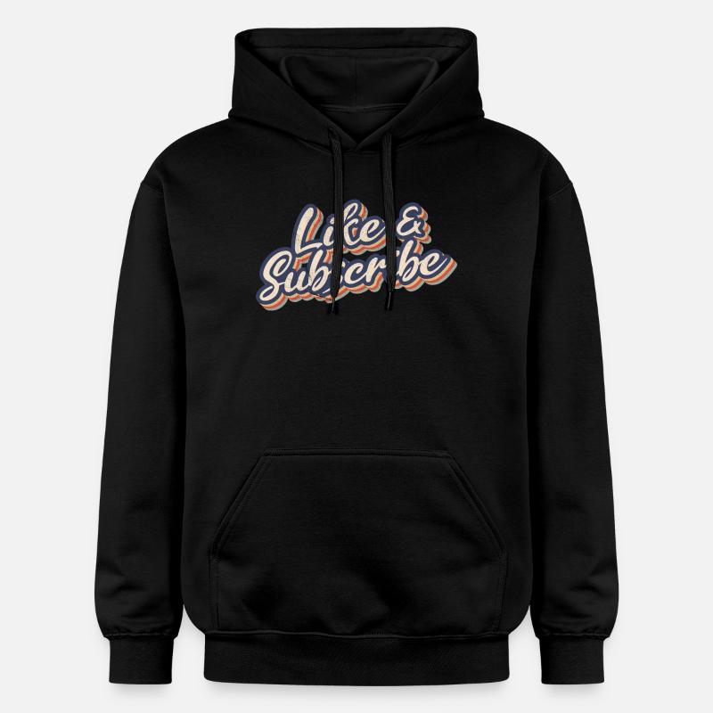 Like &Subscribe 70s Style - Sweat à capuche Softstyle® Gildan Unisexe - noir