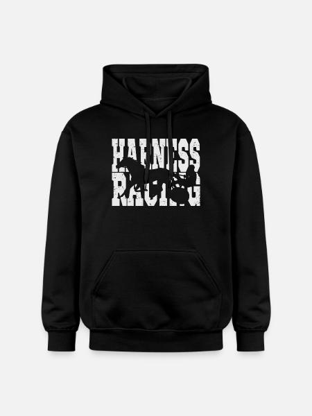 Trotter Trotting Race Design - Gildan Unisex Softstyle® Midweight Hoodie - black