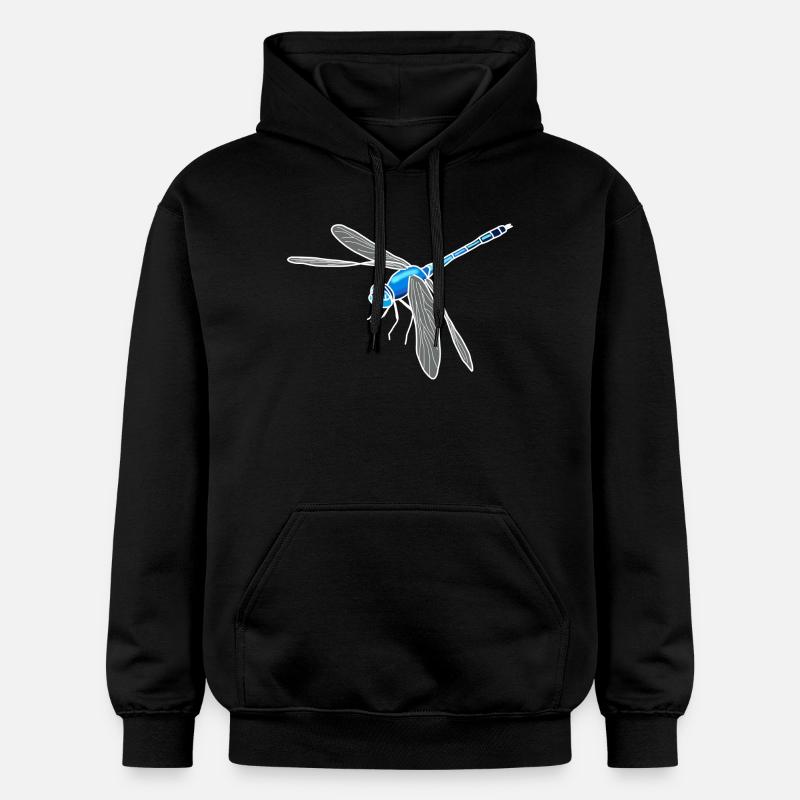 Libellule - Sweat à capuche Softstyle® Gildan Unisexe - noir