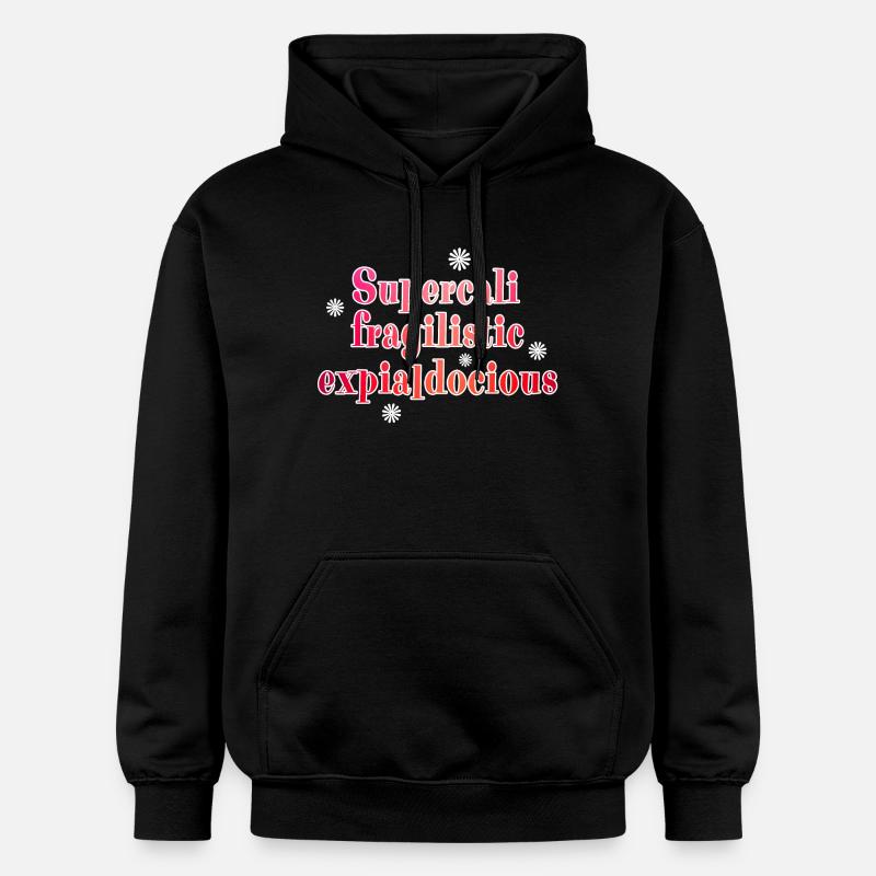 Supercalifragilistic - Sweat à capuche Softstyle® Gildan Unisexe - noir