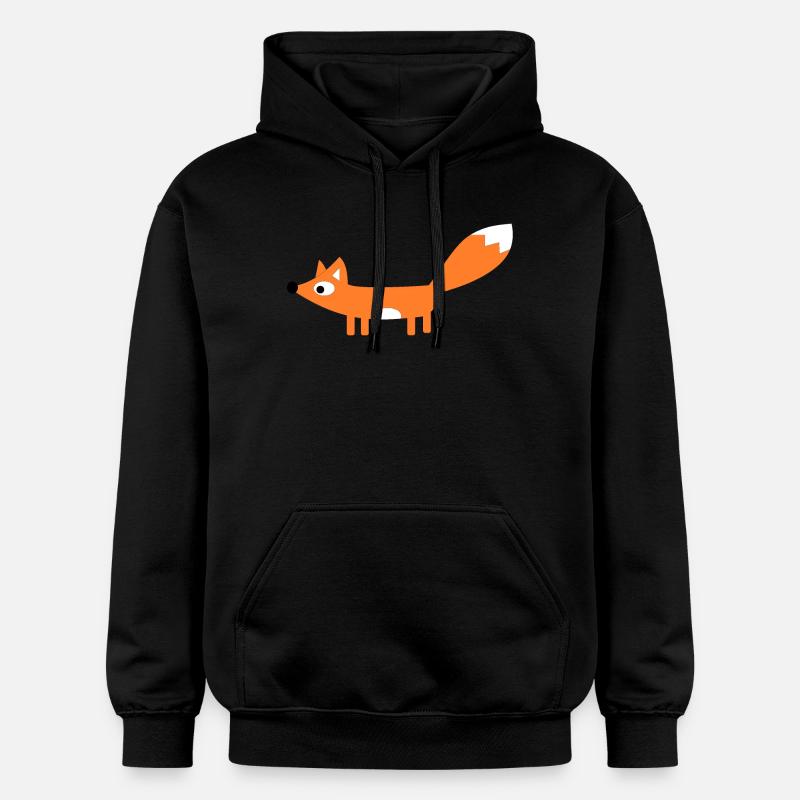 Renard - Sweat à capuche Softstyle® Gildan Unisexe - noir