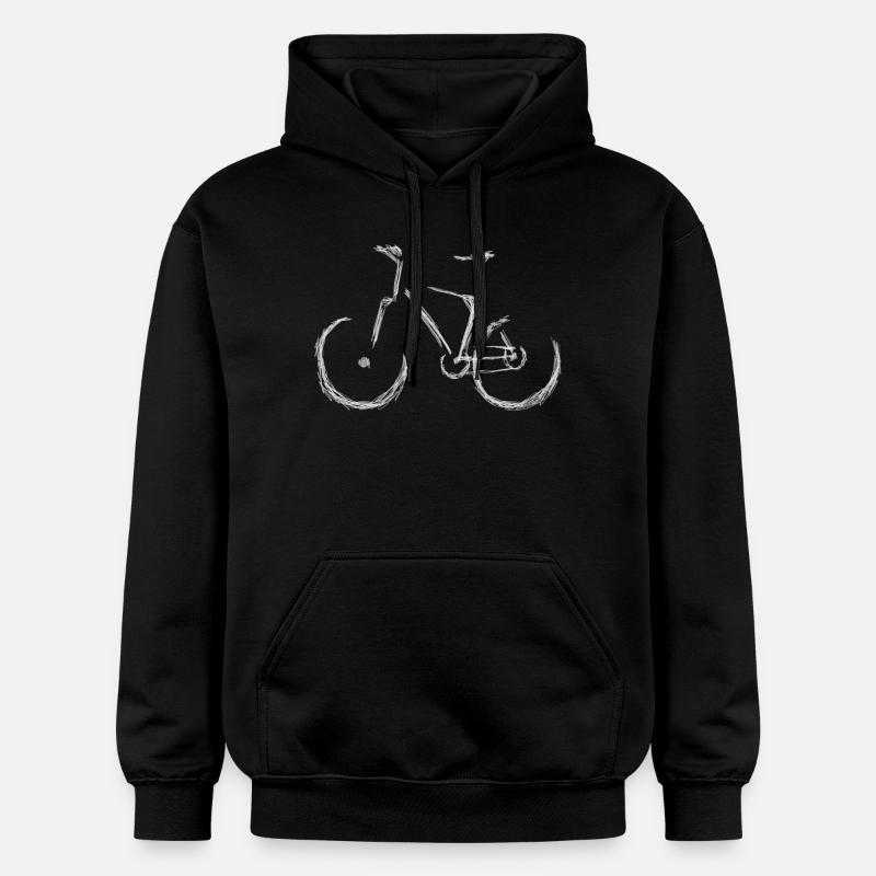 J’aime mon vélo - Sweat à capuche Softstyle® Gildan Unisexe - noir